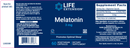 melatonin 3 mg (life extension) label