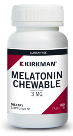 Melatonin Chewable 3 mg (Kirkman Labs) Front