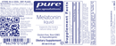 melatonin liquid pure encapsulations label