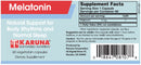 melatonin (karuna responsible nutrition) label