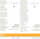 melissa day cream dr. hauschka skincare label