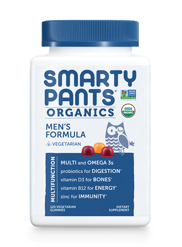 Men's Formula Organic Multivitamin (SmartyPants Vitamins) Front
