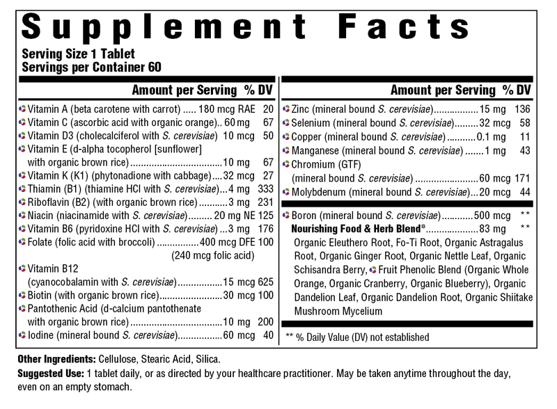 Men's One Daily (Innate Response) Supplement Facts