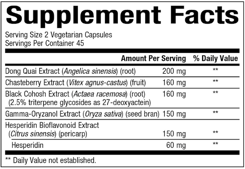MenoVantage PE (Bioclinic Naturals) Supplement Facts