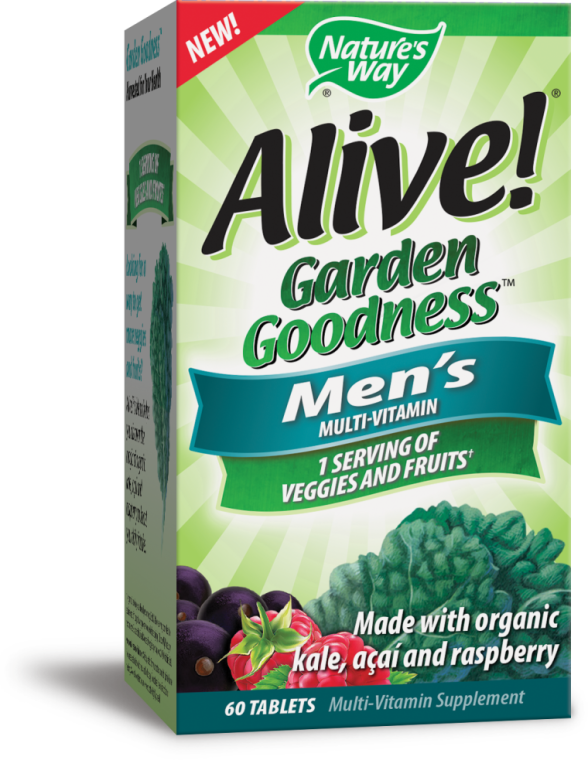 Alive! Garden Goodness for Men 60 Tabs (Nature's Way)