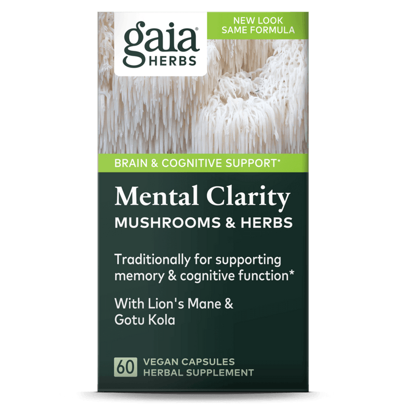 Mental Clarity Mushrooms & Herbs (Gaia Herbs) Box