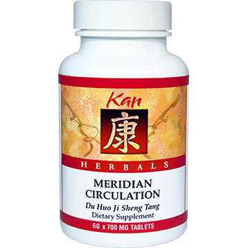 Meridian Circulation Tablets (Kan Herbs Herbals) 60ct Front
