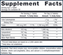 meta-sitosterol 2.0 (metagenics) supplement facts