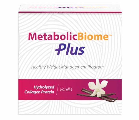 MetabolicBiome Plus 7-Day Kit - Hydrolyzed Collagen Protein (Biotics Research) Vanilla