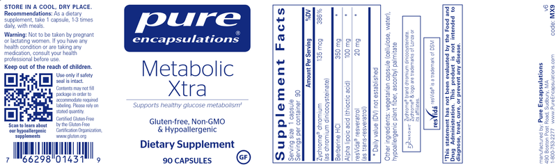 Metabolic Xtra (Pure Encapsulations)