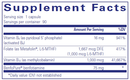 methylassist pure encapsulations supplement facts