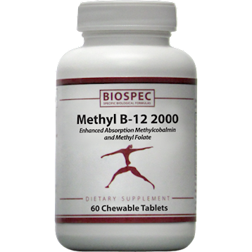 Methyl B-12 2000 (Biospec Nutritionals) Front