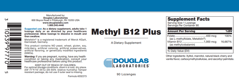 Vitamin B12 Plus Douglas Labs