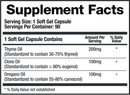 microb-defend biomatrix supplement facts