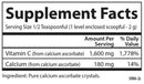 mild-c carlson labs supplement facts