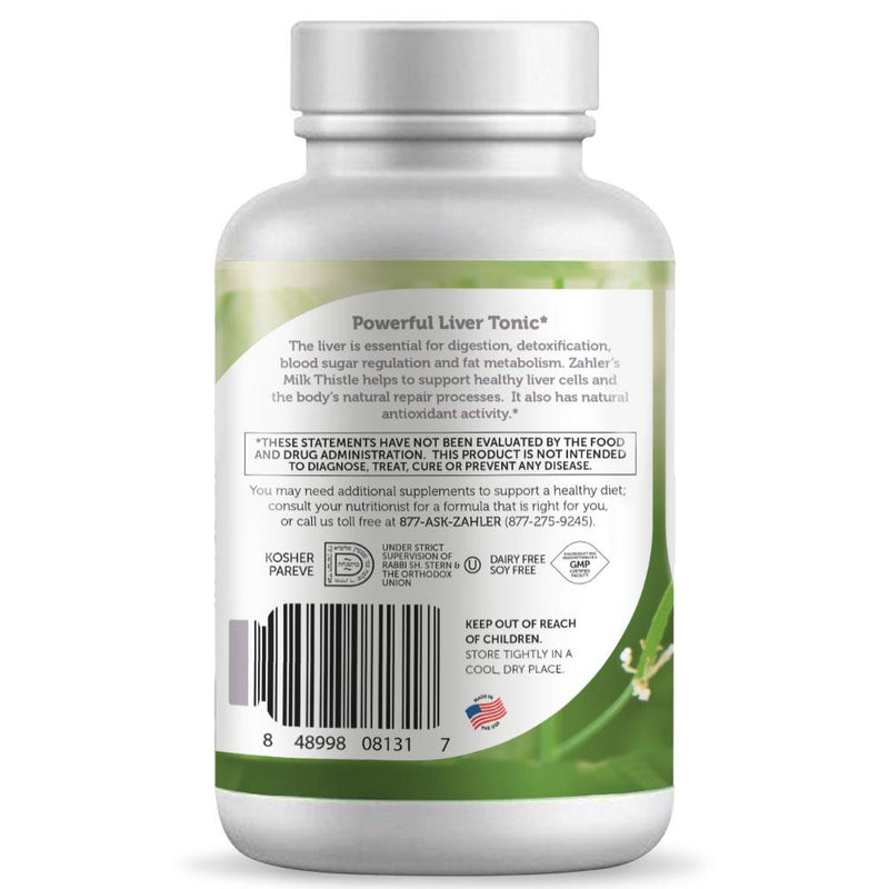 Milk Thistle (Advanced Nutrition by Zahler) Side