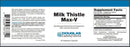 milk thistle max-v douglas labs label