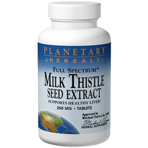Milk Thistle Seed Extract (Planetary Herbals) Front