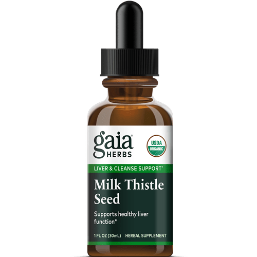 Milk Thistle Seed Low Alcohol 1oz (Gaia Herbs)
