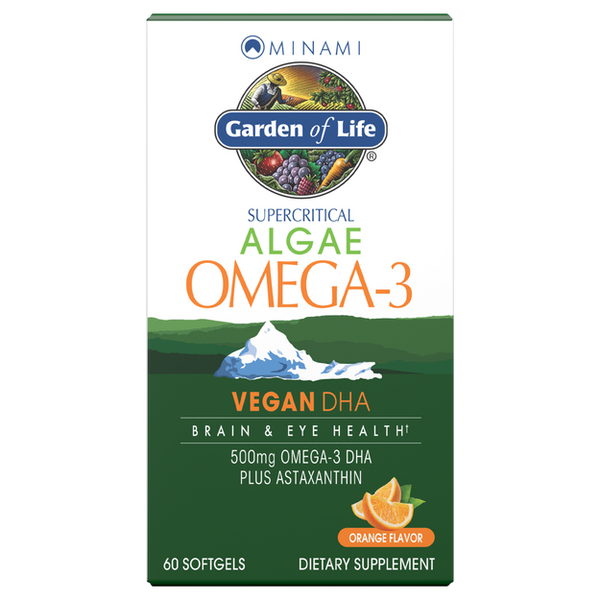 minami algae omega-3 vegan dha garden of life