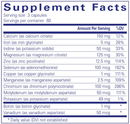 mineral 650 pure encapsulations supplement facts