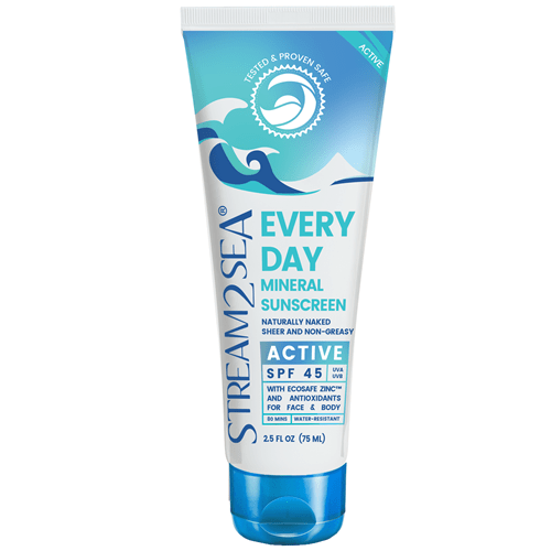 every day mineral sunscreen active spf 45 stream2sea