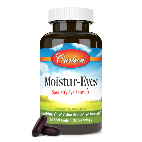Moistur-Eyes (Carlson Labs) Front