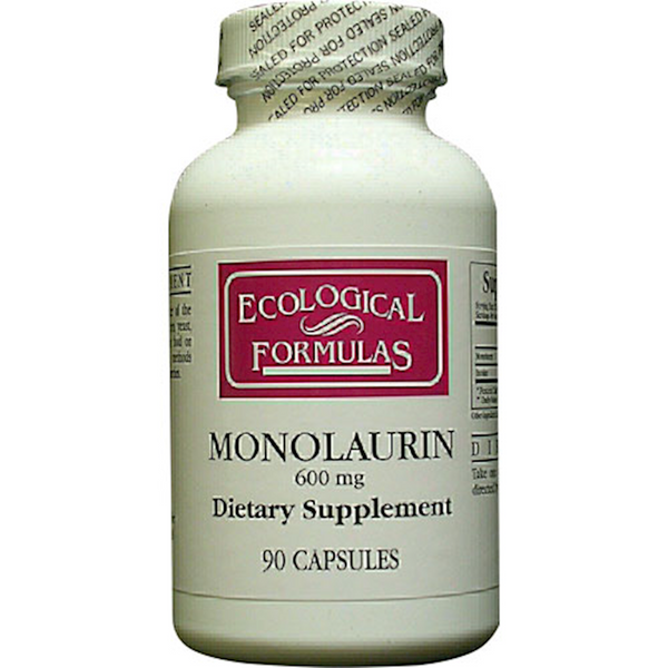 Monolaurin 600 mg (Ecological Formulas) Front