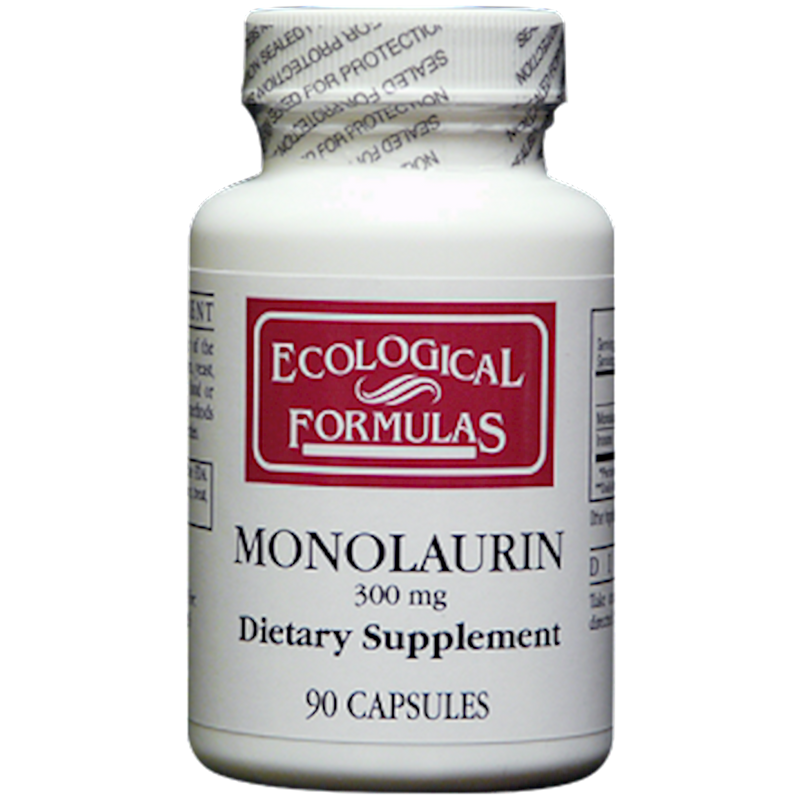 Monolaurin (Lauric Acid) 300 mg (Ecological Formulas) Front