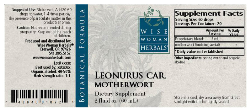 Motherwort 2oz Wise Woman Herbals products