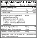 mucosal factors intestinal balance (integrative therapeutics) supplement facts