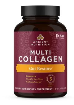 Multi Collagen Gut Restore 90ct (Ancient Nutrition) Front