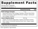 Multi Collagen Joint + Mobility 45 Capsules (Ancient Nutrition) Supplement Facts