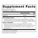 Multi Collagen Peptides Beauty + Sleep 45 Capsules (Ancient Nutrition) Supplement Facts