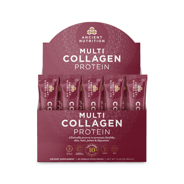 Multi Collagen Protein 40 packets (Ancient Nutrition) Front