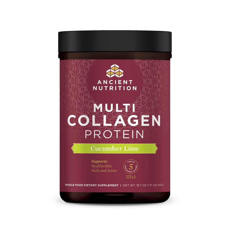 Multi Collagen Protein Cucumber Lime (Ancient Nutrition) Front