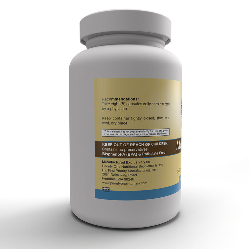 Multi Complex Capsules (Priority One Vitamins) Side 2