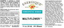multi-flower (energique) label