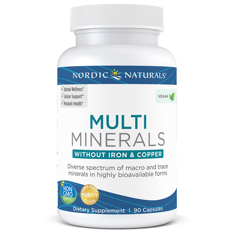 Multi Minerals without Iron & Copper (Nordic Naturals) Front