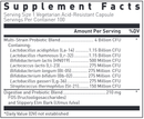 multi probiotic 4 billion douglas labs supplement facts