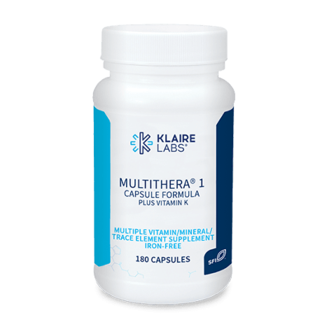 MultiThera® 1 Caps Plus Vitamin K (Klaire Labs) Front