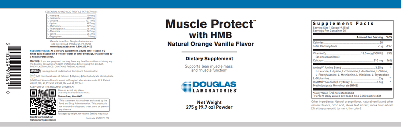 Muscle Protect With Hmb Douglas Labs Label