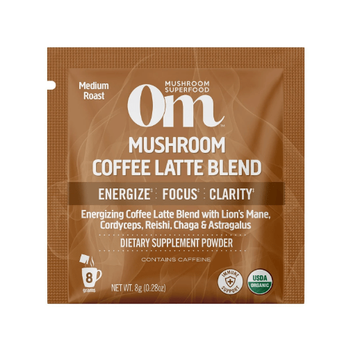 Mushroom Coffee Latte 10 Pack (Om Mushrooms) sachet