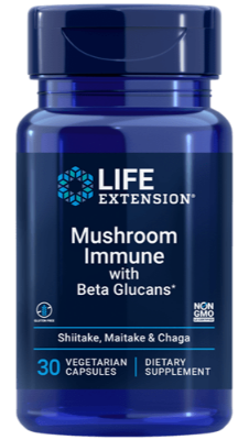 mushroom immune with beta glucans (life extension)