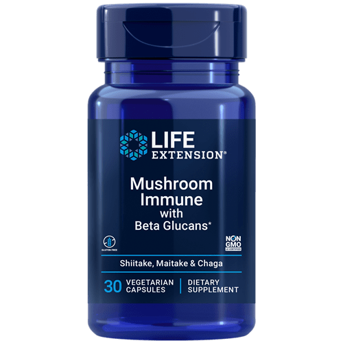 Mushroom Immune with Beta Glucans (Life Extension)