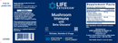 mushroom immune with beta glucans (life extension) label