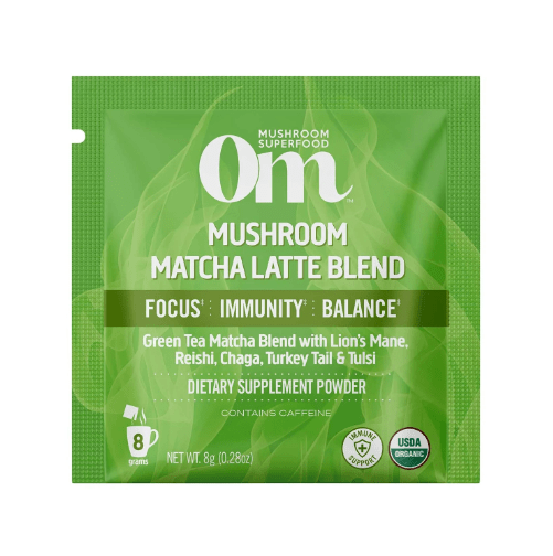 Mushroom Matcha Latte 10 Pack (Om Mushrooms) Sachet