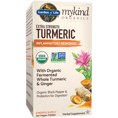 MyKind Organics Extra Strength Turmeric (Garden of Life) 120s