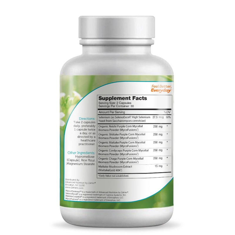Myco5Defense Organic (Advanced Nutrition by Zahler) Side-1