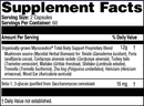 mycoceutics total body support clinical synergy supplement facts